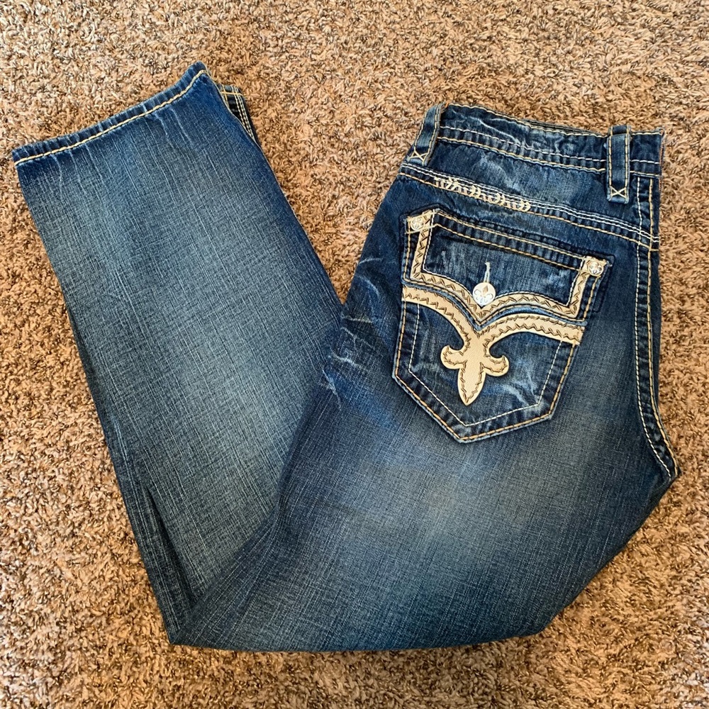 Mens Rock Revival Jeans
